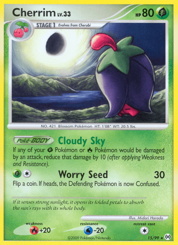 Cherrim z edície Arceus, karta č.15