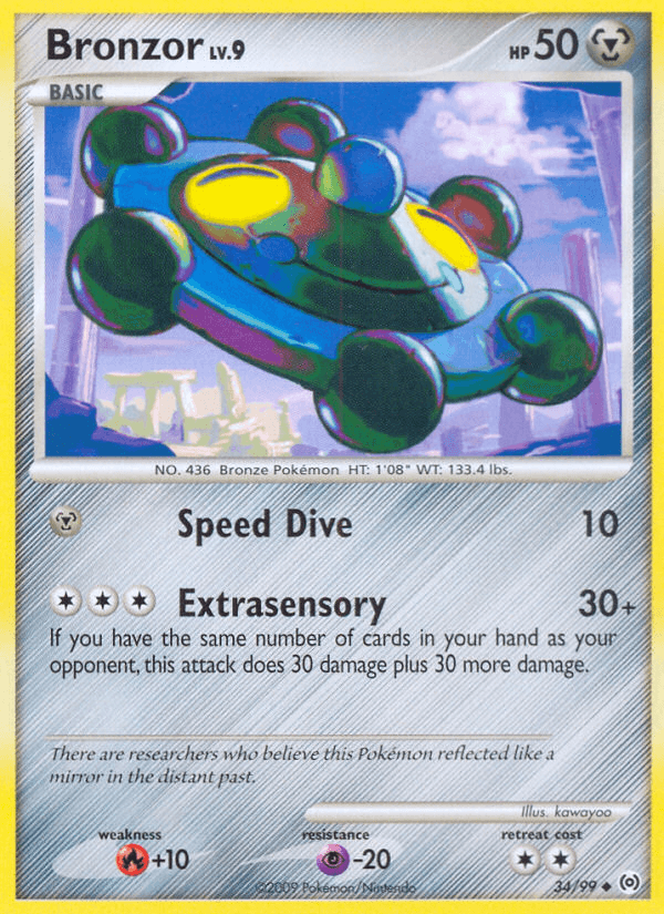 Bronzor z edície Arceus, karta č.34