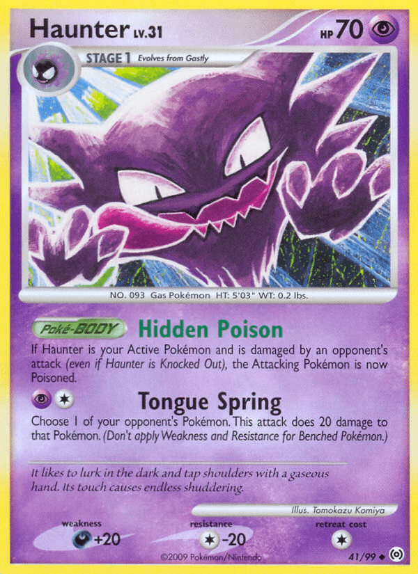 Haunter z edície Arceus, karta č.41