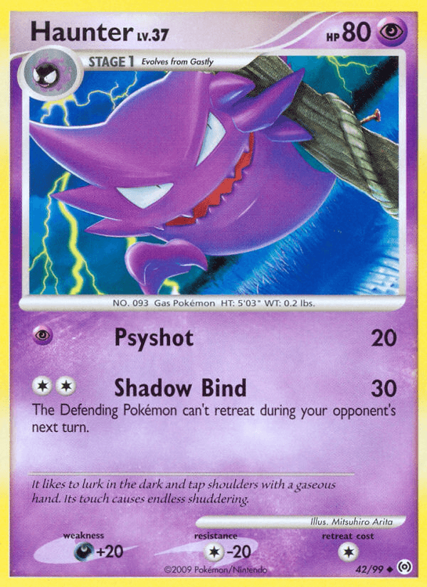 Haunter z edície Arceus, karta č.42