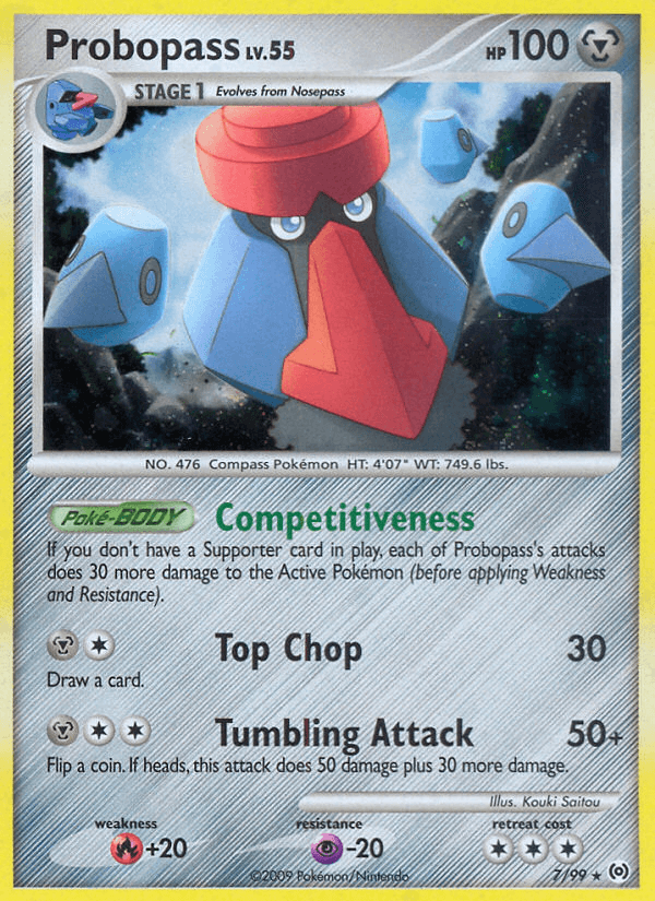 Probopass z edície Arceus, karta č.7