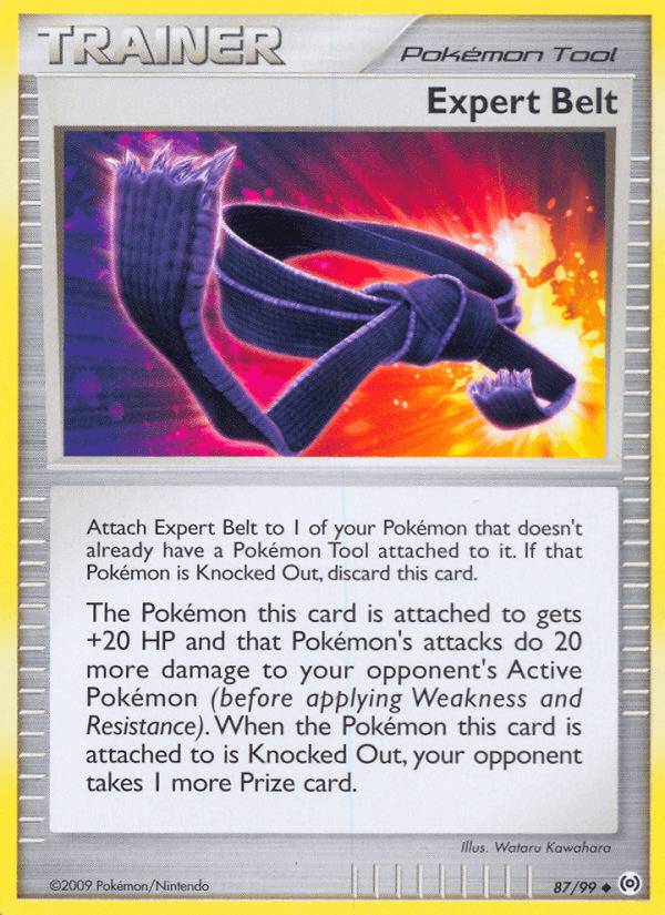 Expert Belt z edície Arceus, karta č.87