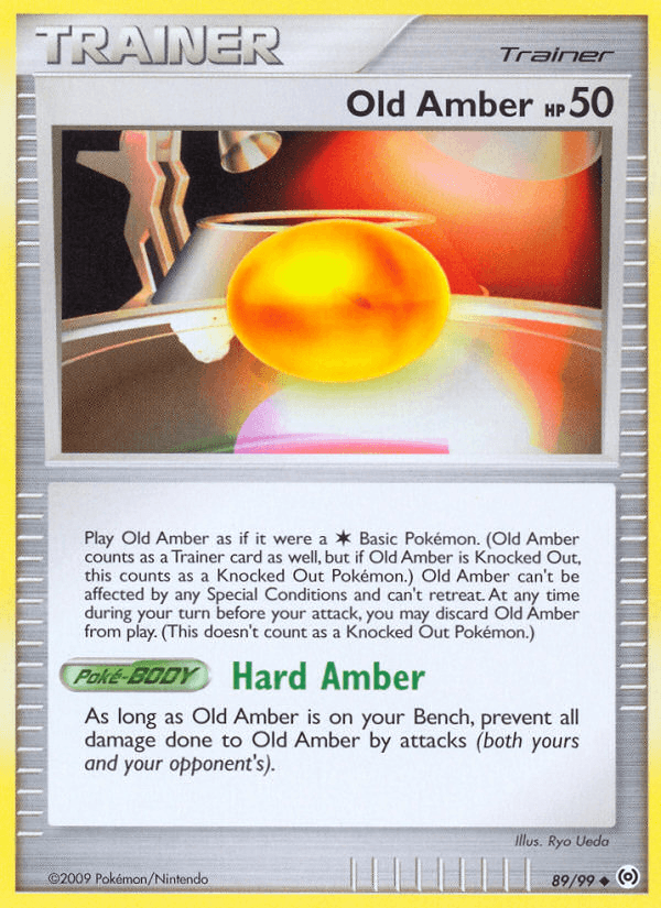 Old Amber z edície Arceus, karta č.89