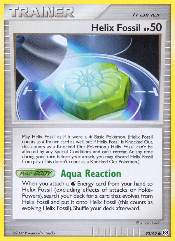 Helix Fossil z edície Arceus, karta č.93
