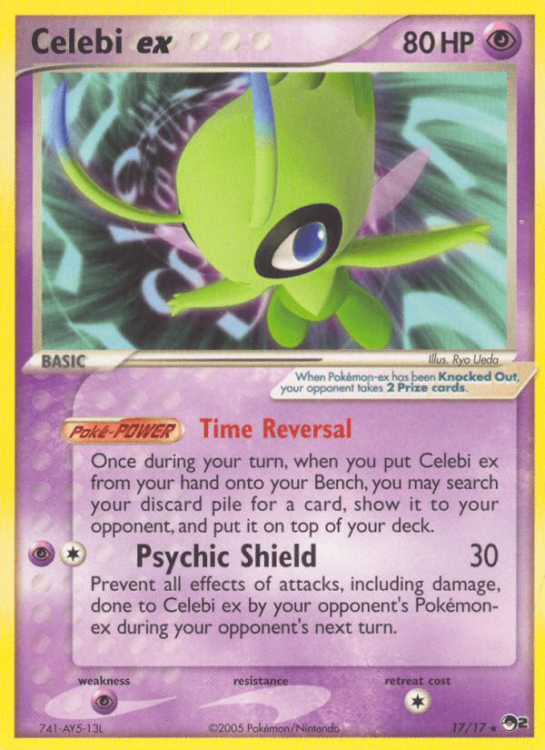 Celebi ex z edície POP Series 2, karta č.17