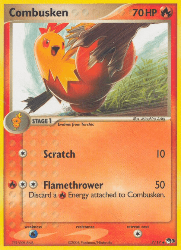 Combusken z edície POP Series 3, karta č.7