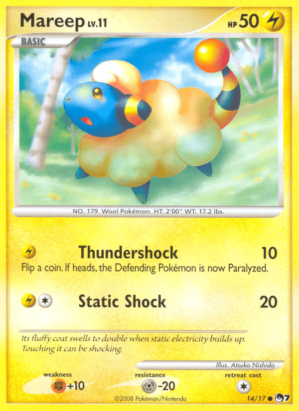 Mareep z edície POP Series 7, karta č.14