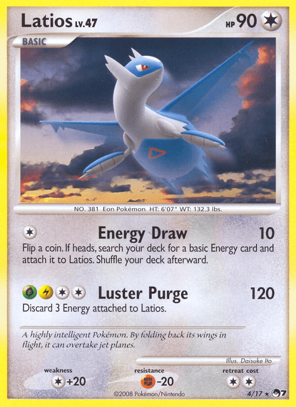 Latios z edície POP Series 7, karta č.4