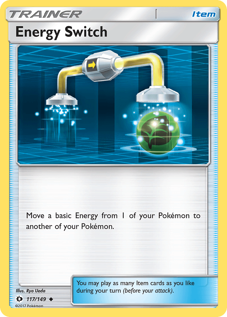 Energy Switch z edície Sun & Moon, karta č.117