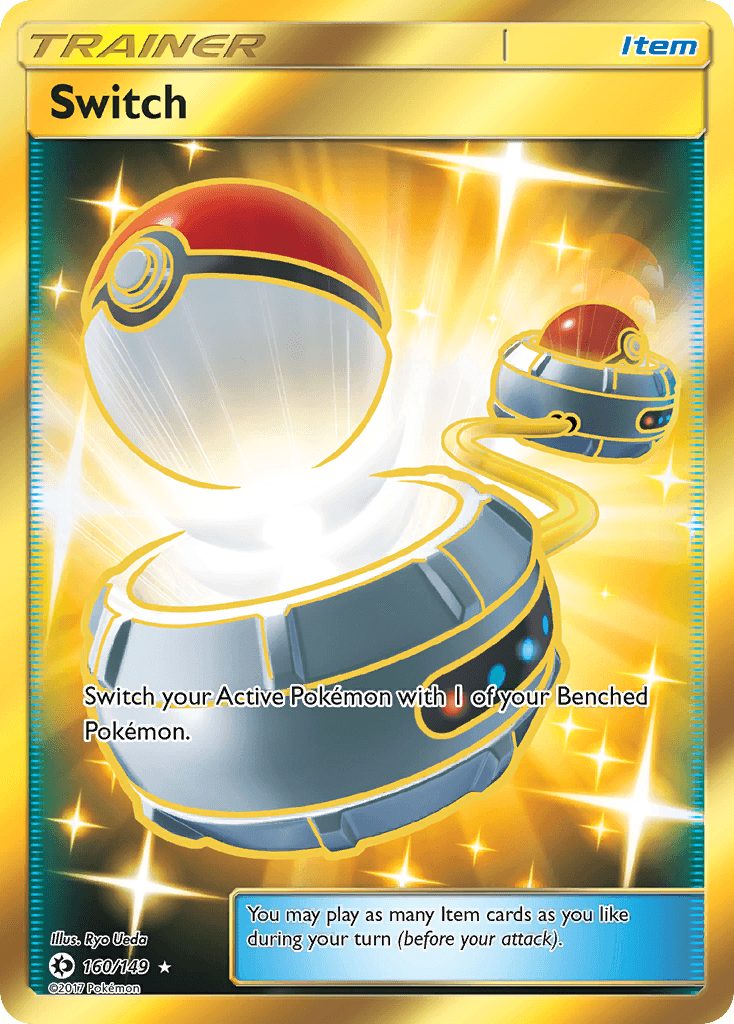 Switch z edície Sun & Moon, karta č.160