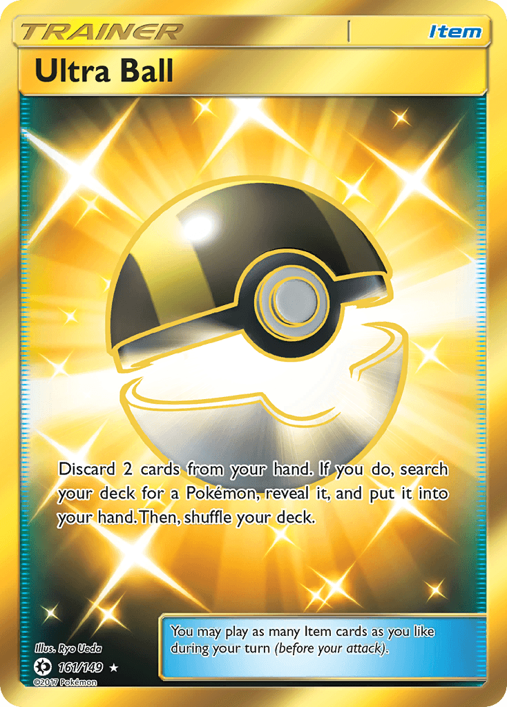Ultra Ball z edície Sun & Moon, karta č.161
