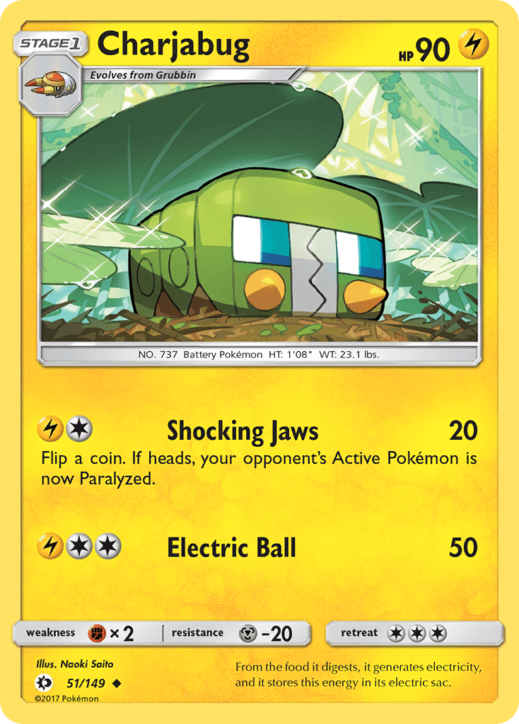 Charjabug z edície Sun & Moon, karta č.51