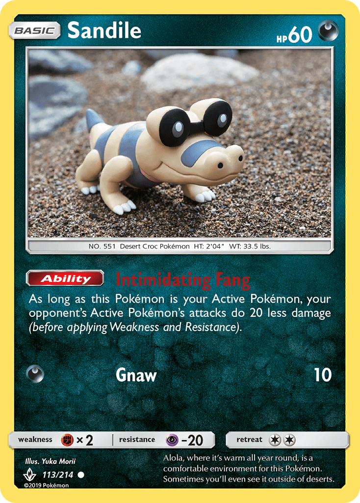 Sandile z edície Unbroken Bonds, karta č.113