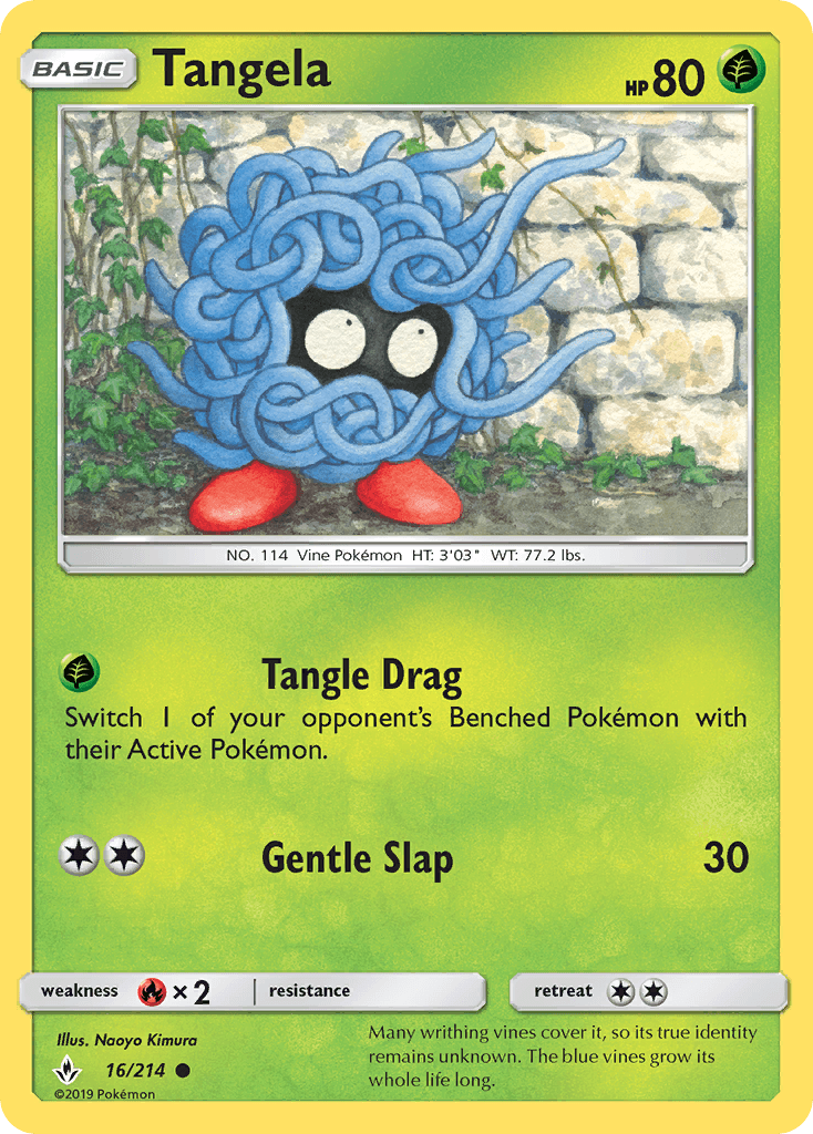 Tangela z edície Unbroken Bonds, karta č.16