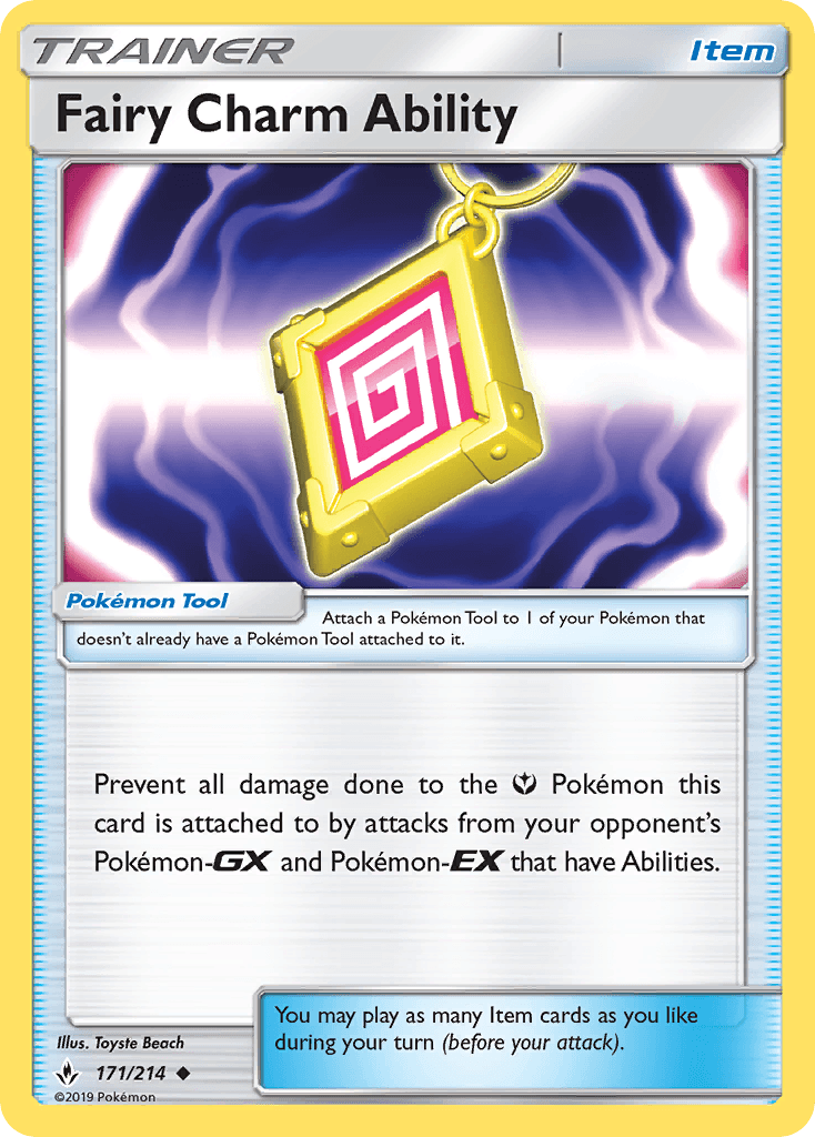 Fairy Charm Ability z edície Unbroken Bonds, karta č.171
