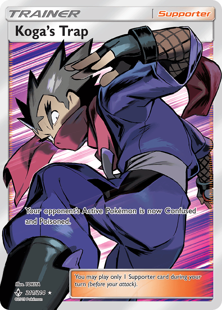 Koga's Trap z edície Unbroken Bonds, karta č.211
