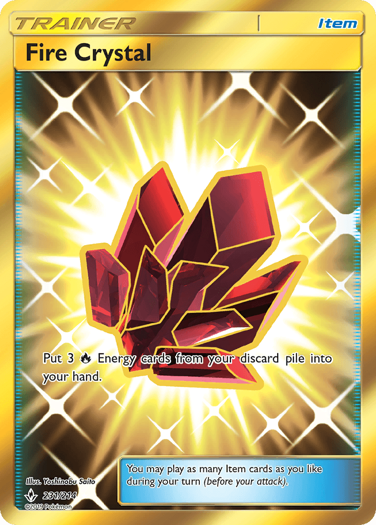 Fire Crystal z edície Unbroken Bonds, karta č.231