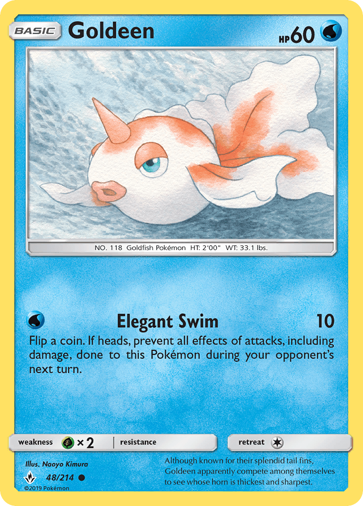 Goldeen z edície Unbroken Bonds, karta č.48