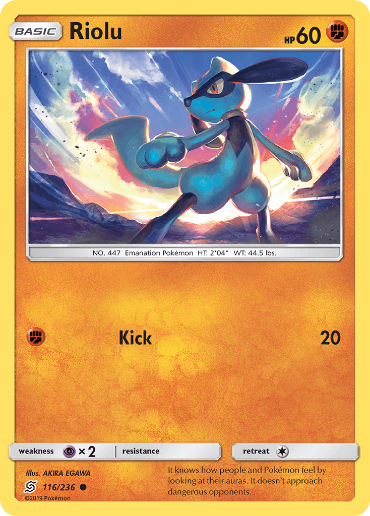 Riolu z edície Unified Minds, karta č.116