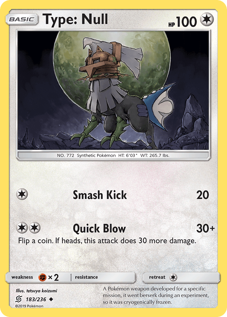 Type: Null z edície Unified Minds, karta č.183