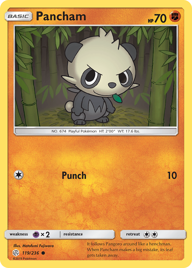Pancham z edície Cosmic Eclipse, karta č.119