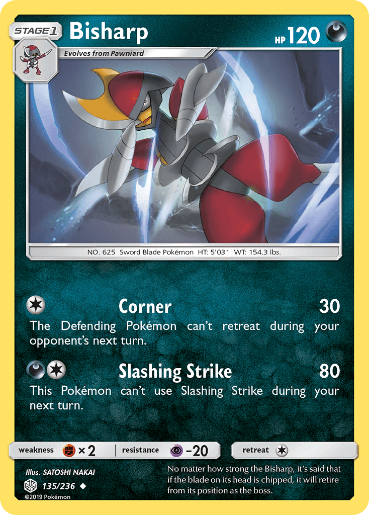 Bisharp z edície Cosmic Eclipse, karta č.135