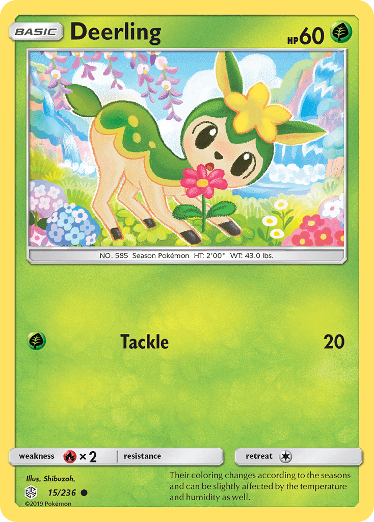Deerling z edície Cosmic Eclipse, karta č.15
