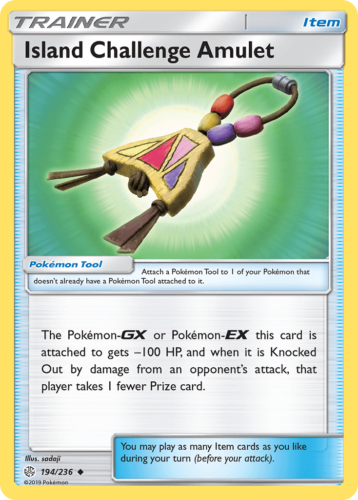 Island Challenge Amulet z edície Cosmic Eclipse, karta č.194