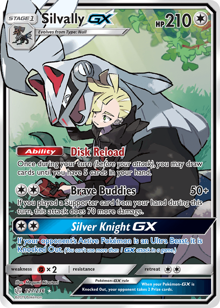 Silvally-GX z edície Cosmic Eclipse, karta č.227