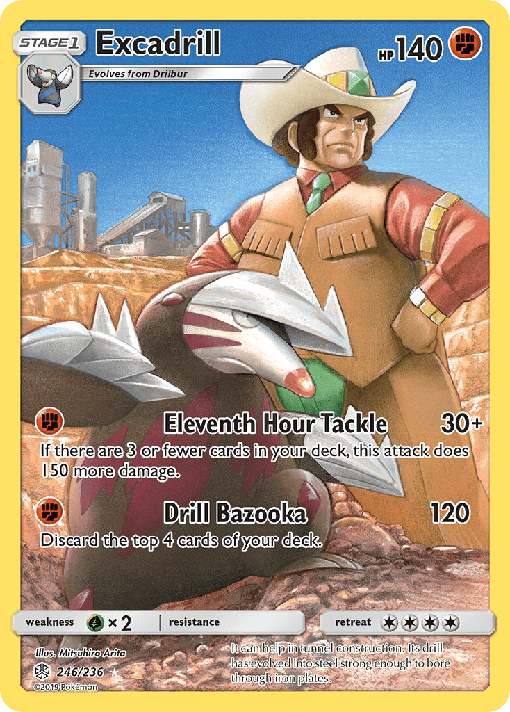 Excadrill z edície Cosmic Eclipse, karta č.246