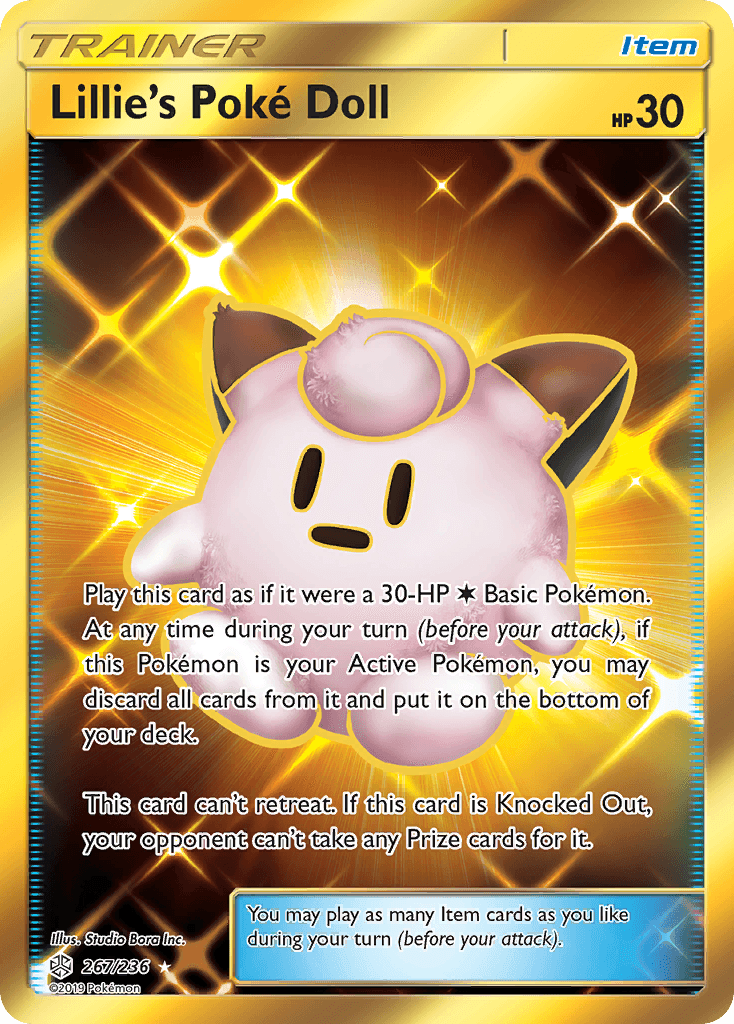 Lillie's Poké Doll z edície Cosmic Eclipse, karta č.267