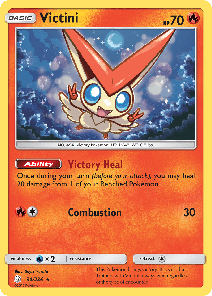 Victini z edície Cosmic Eclipse, karta č.30