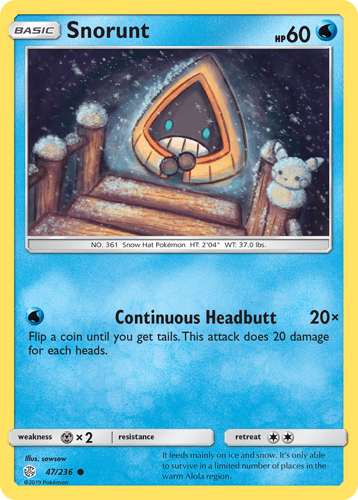 Snorunt z edície Cosmic Eclipse, karta č.47