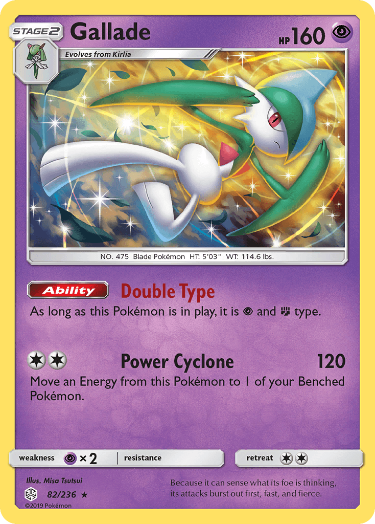 Gallade z edície Cosmic Eclipse, karta č.82