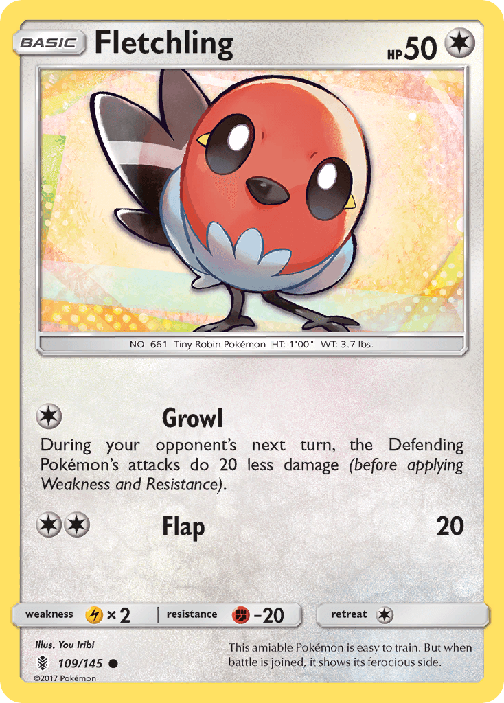 Fletchling z edície Guardians Rising, karta č.109
