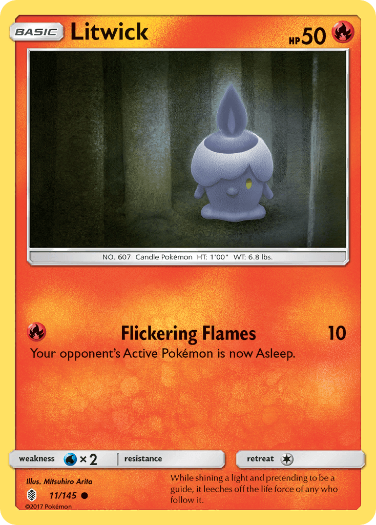Litwick z edície Guardians Rising, karta č.11