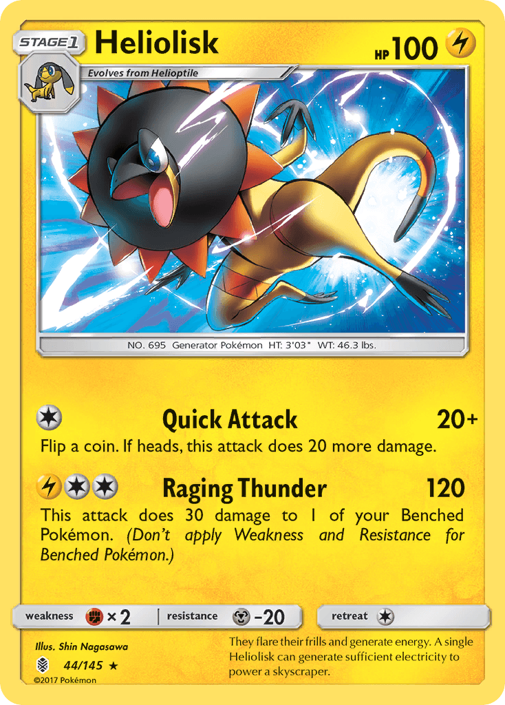 Heliolisk z edície Guardians Rising, karta č.44
