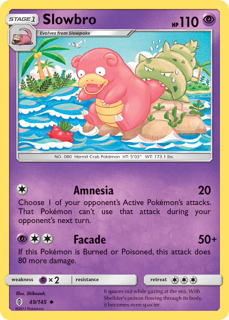 Slowbro z edície Guardians Rising, karta č.49