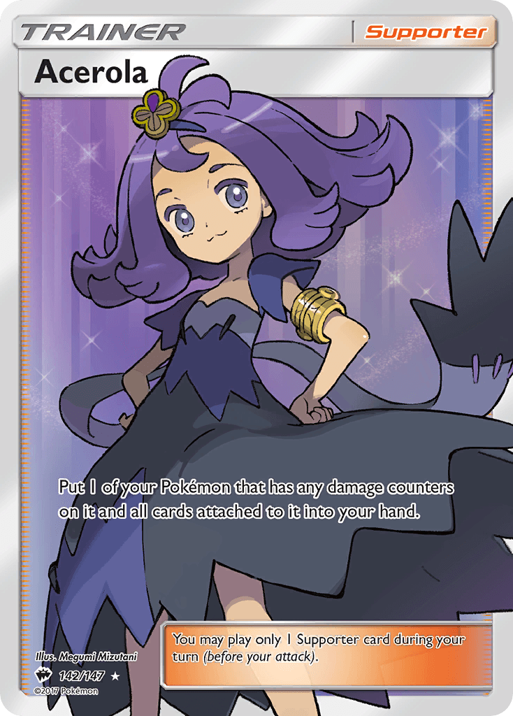 Acerola z edície Burning Shadows, karta č.142