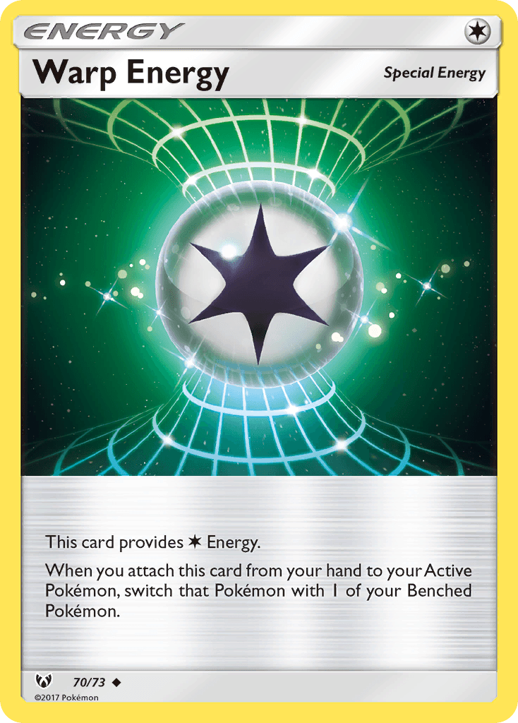 Warp Energy z edície Shining Legends, karta č.70