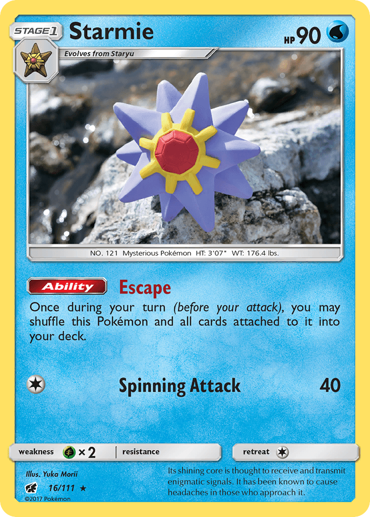 Starmie z edície Crimson Invasion, karta č.16