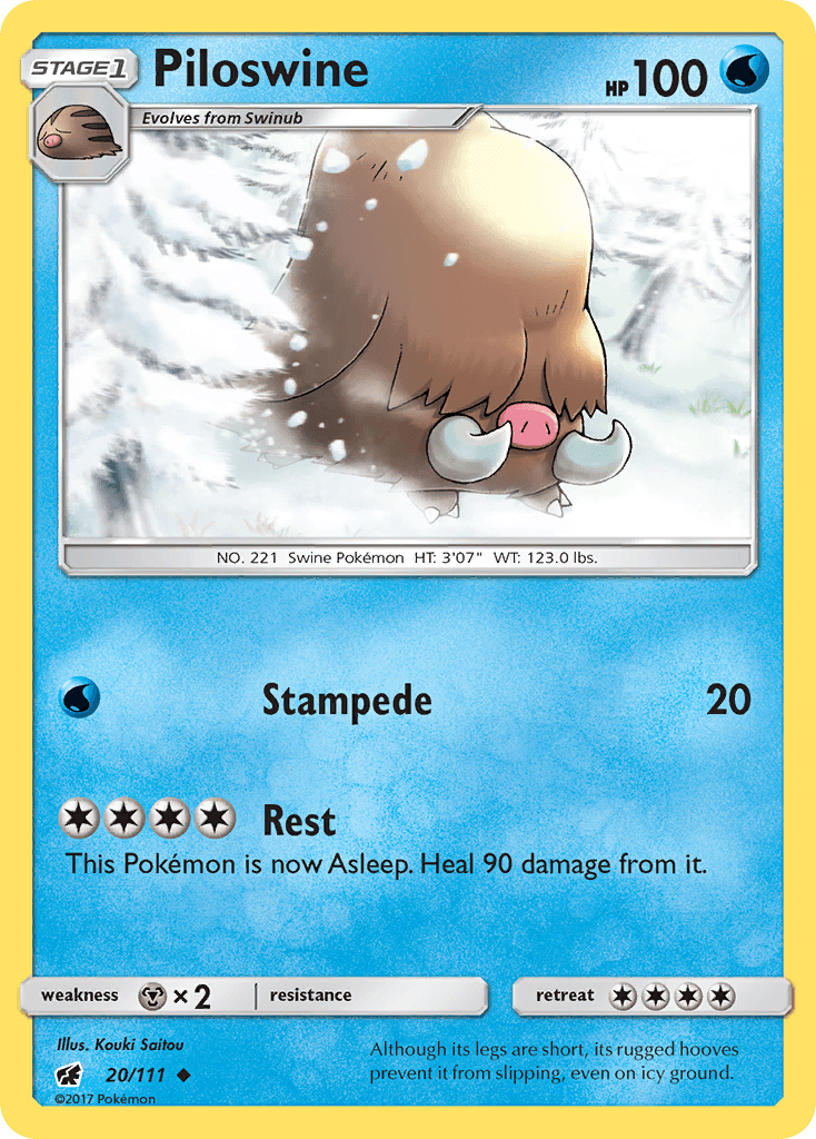 Piloswine z edície Crimson Invasion, karta č.20