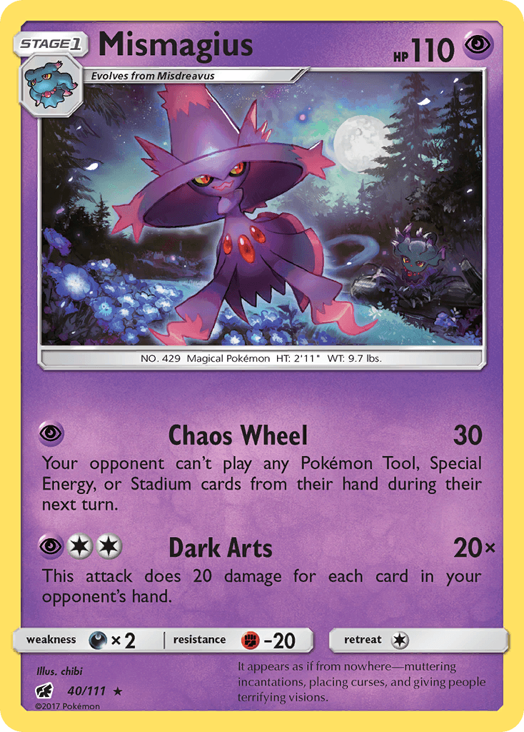 Mismagius z edície Crimson Invasion, karta č.40