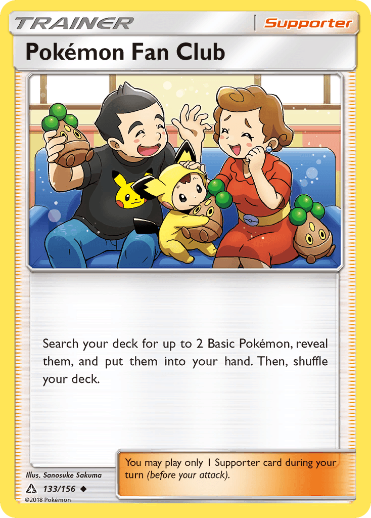 Pokémon Fan Club z edície Ultra Prism, karta č.133