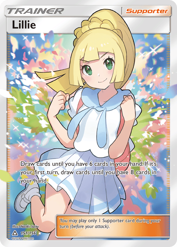 Lillie z edície Ultra Prism, karta č.151