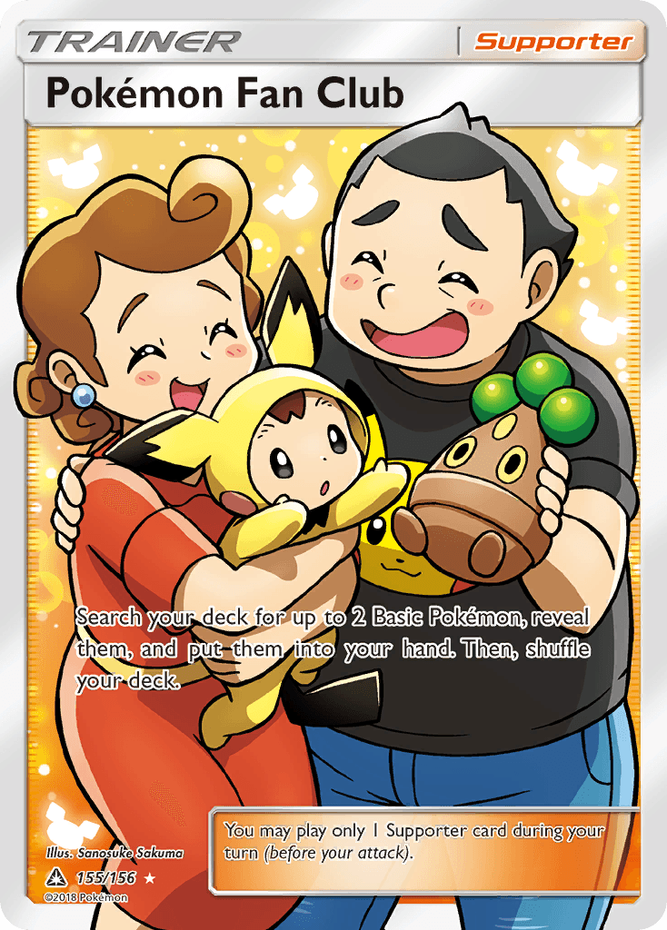 Pokémon Fan Club z edície Ultra Prism, karta č.155