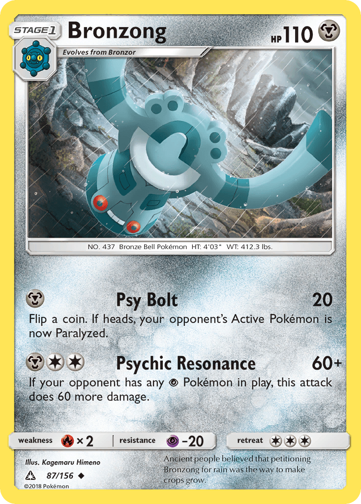 Bronzong z edície Ultra Prism, karta č.87