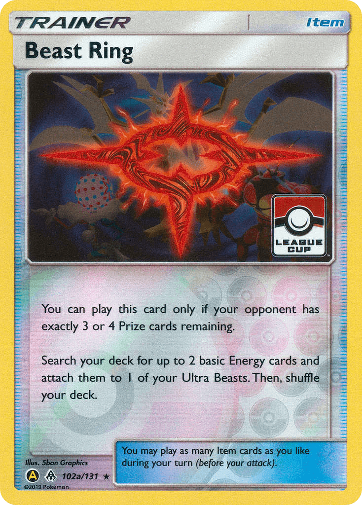 Beast Ring z edície Forbidden Light, karta č.102a