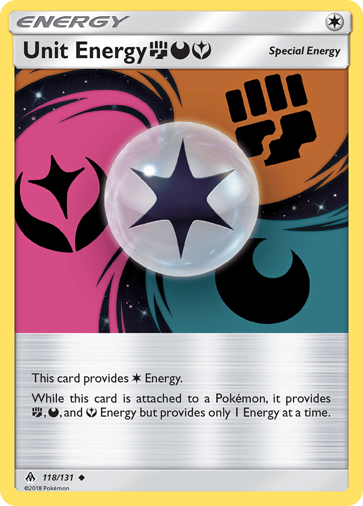 Unit Energy FightingDarknessFairy z edície Forbidden Light, karta č.118