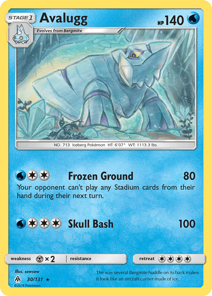 Avalugg z edície Forbidden Light, karta č.30